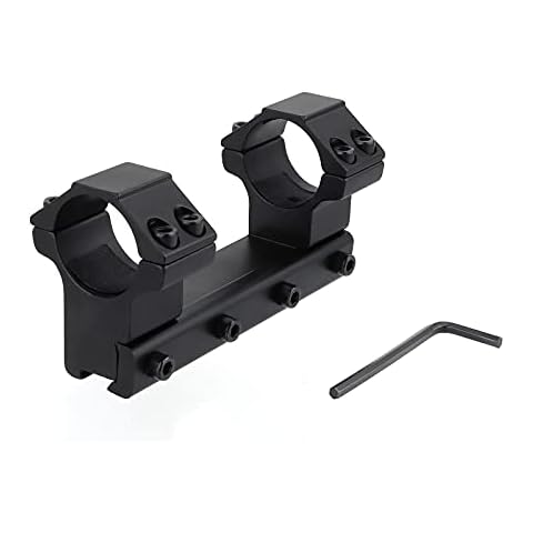 AKTYAN Aluminum Tactical High Profile 25.4mm Scope Rings 11mm Weaver/Picatinny Mount Rings for Dovetail Rail Rifle Scope Cover
