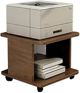 Suporte de impressora Suporte de impressora industrial Carrinho de impressora Prateleira de chão Mesa móvel Suporte de copiadora Armazenamento sob a mesa Carrinho de armazenamento com rodas para casa
