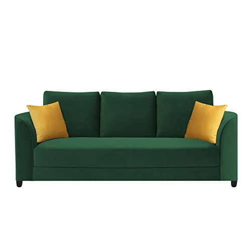 Image of Francis 3 Seater Sofa Set for Living Room (Green Fabric)