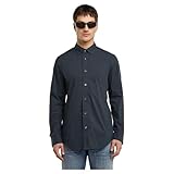 Manches longues G-STAR Homme Chemise Uniform Slim, Bleu (salute D25176-D321-C742), XL