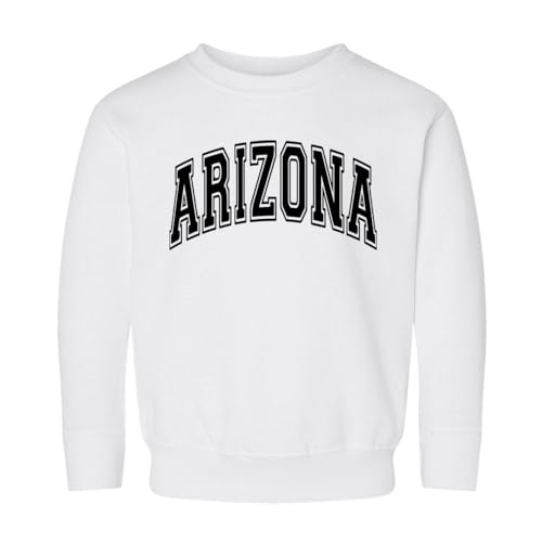 Arch Arizona Kids Sweatshirt Toddler 4T White