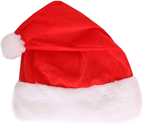 HEREN SANTA KOSTUME - DELUXE VADER KERSTPAK FANCY JURK KOSTUME 10 STUK VELOUR KWALITEIT - RODE SANTA JAS & BROEK PLUS ACCESSOIRES - SANTA CLAUS ST NICK PLUSH XMAS OUTFIT - MAAT GROOT - Afbeelding 5