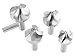 Accusize Industrial Tools H.S.S. Corner Rounding End Mill Set 4 Pc Size from 1/2'' to 3/4'', 3/4'' Shank, 1011-0004