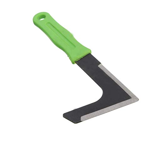 Dtacke 2pc Metal Garden Patio Weed Knife with Plas