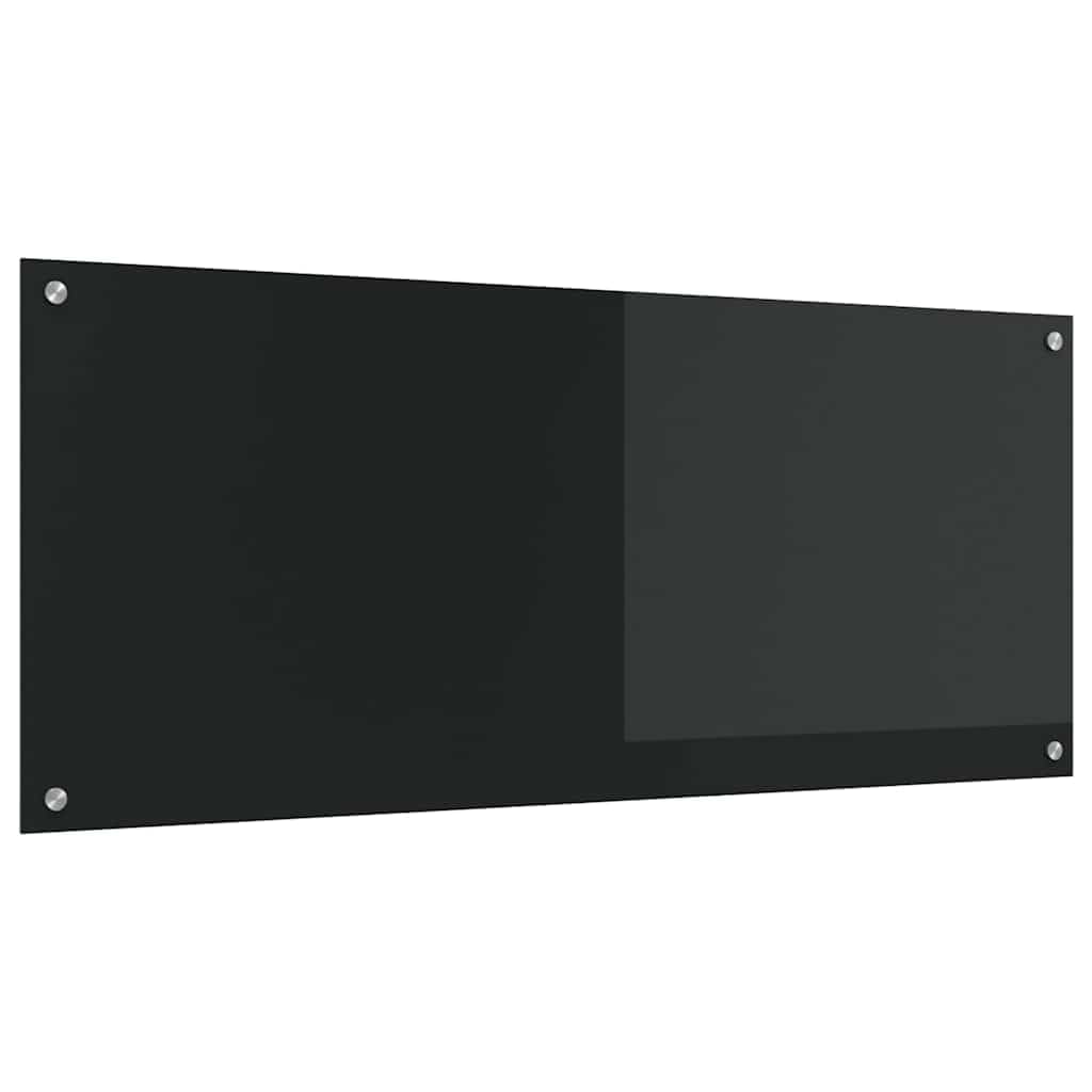 INLIFE Küchenrückwand Schwarz 120 x 50 x 0.6 cm,Heim & Garten,Küche & Esszimmer,Küchenhelfer & -utensilien,Schwarz,10.05 KG,42001302