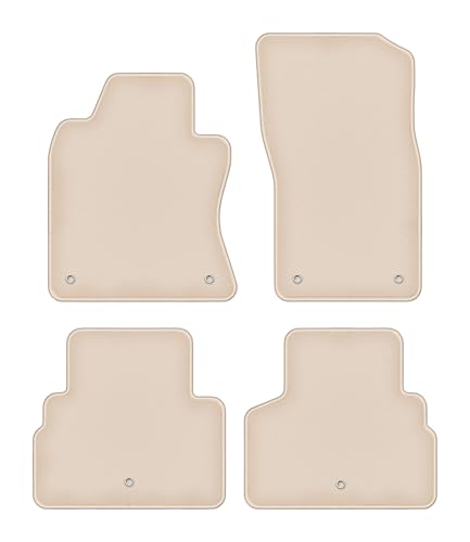 Tapis de Sol en Velours pour Infiniti Q60 Protegez le Plancher du Coupe Beige
