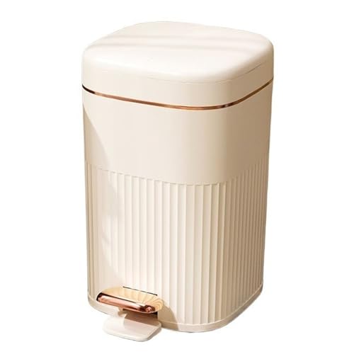 Caneca de Basura Plástica Retro con Tapa Suave 8-15 L