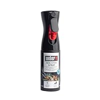 Weber Non-Stick Spray/BBQ Cooking Spray, Prevents Food Sticking to Barbecue Cooking Grates, Safe for Food Contact, 200 ml