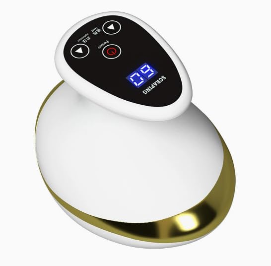 Celluviaa - Massaggiatore elettrico 4 in 1 con gua sha, massaggiatore anti-cellulite per rassodare la pelle e favorire la circolazione sanguigna per tutto il corpo