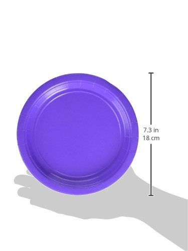 Amscan 24 Papierteller – Leuchtend Pink – 17,7 Cm – Einweg – Für Partys, Geburtstage & Sommerfeste