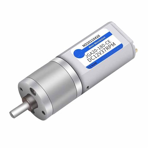 Moteur à engrenages JGA20-180 DC une ingénierie de précision 6V 833rpm durable