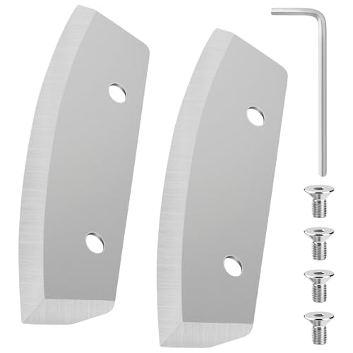LukeTarp 41287 Ice Fishing Auger Blades (10 Inches), Compatible with Ion Ice Fishing, Suitable for Alpha and Alpha Plus Series Electric Ice Drills