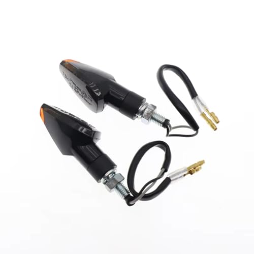 Clignotants universels pour moto 12V ambre à haute visibilité latérale