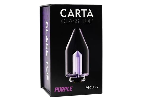 Mega Hits Focus V Carta Glass Top Water Attachment, Purple