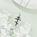 Orthodox Cross Necklace Sterling Silver Eastern Orthodox Cross Pendant Necklace Orthodox Religious Jewelry for Women Men Gifts