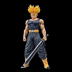 GREMBI Dragon Ball Gk Trunks Anime Figura Modelos Estatuas de 30 Cm/11.8 Pulgadas Ball Dragón Z Figuras Juguetes Trunks Collections (Troncos Amarillos)/Amarillo