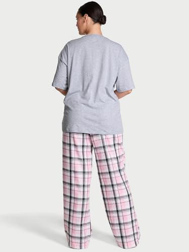 Victoria's Secret Tee Pajama Set, Sleepwear for Women, VS Med Htr Grey, XXL - image 2