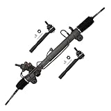 Detroit Axle - Steering Rack and Pinion Kit for Toyota 2004-2007 Highlander 2004-2006 Lexus RX330 2007-2009 Lexus RX350 Power Steering Rack and Pinion 2 Outer Tie Rods Replacement