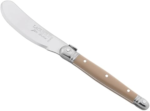 Jean Dubost Laguiole L73 Butter Knife, Taupe