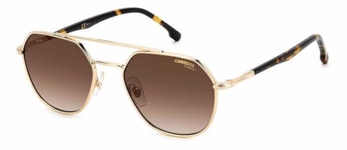 Carrera CA303/S 06J 53MM Gold Havana/HA Brown Shaded Sunglasses for Men for Women + BUNDLE With Designer iWear Complimentary Eyewear Kit