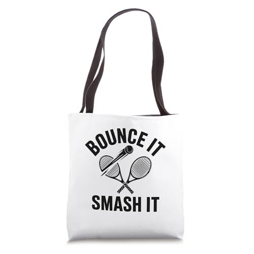 Bounce It Smash It Padel Sports Athlete Game Players Tote Bag