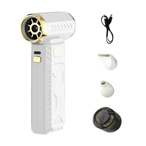 Limpiador de aire eléctrico - Soplador de polvo de 3 velocidades de diseño potente, limpiador de turbina recargable por USB, aspirador portátil, soplador inalámbrico | Unidad de limpieza de polvo con