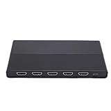 Bewinner 4K 60Hz HDMI Splitter 1x4, 4 Port Hub -Multiplikator für Business Conference, Heimkino, Unterstützt 3D, 600 MHz Bandbreite, 15 M Erweiterte Reichweite, Metal Housing