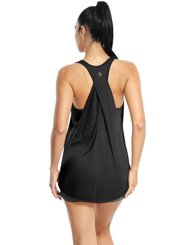 icyzone Workout Tank Shirts for Women - Athletic Exercise Yoga Gym Tops, Womens Muscle Tank3