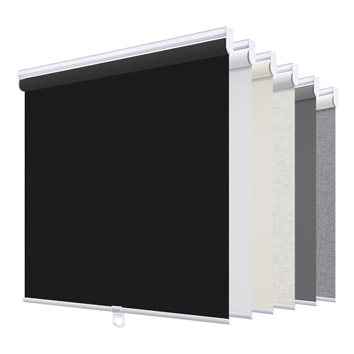 SUNOFF 23" cordless blackout roller shade