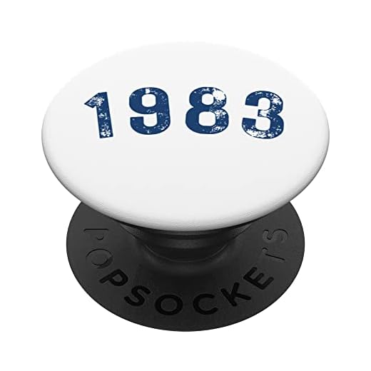 Cumpleaños en 1983 Nacido en 1983 Cumpleaños Vintage 1983 PopSockets PopGrip Intercambiable