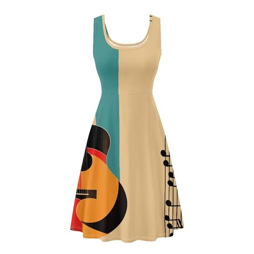 Image of TOADDITDO Womens Summer Sleeveless Tank Dress with 2 Side Pockets XS-4XL Plus Size