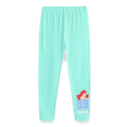 Image of Disney Minnie Mouse Little Mermaid Girls 5 Piece Set with 2 Tops, Leggings, Shorts & Scrunchie for Toddlers & Big Kids