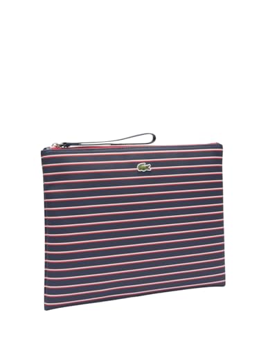 Pochette Lacoste L.12.12 Concept grand modèle rayé