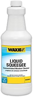 WAXIE Liquid Squeegee, Concentrated Window Cleaner, Alcohol and Ammonia-Free, 1 Quart (Case of 12)