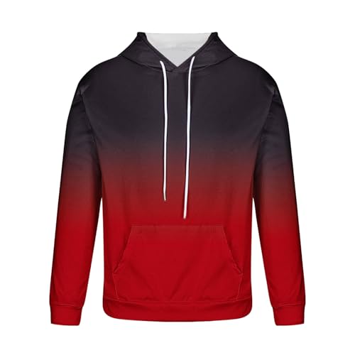 Novelty Gradient Hoodies Men Casual Long Sleeve Sweatshirt Fleece Soft Comfort Pullover Fall Fashion Loose Fit Outfits3