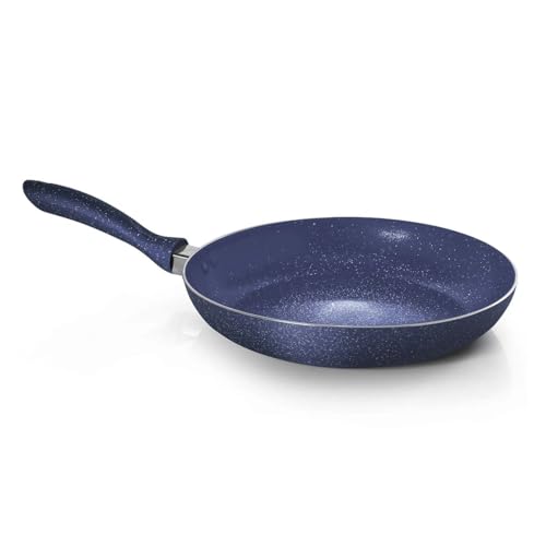 MODA DO CHEF Frigideira Antiaderente Graniflon Premium 24cm Azul em Alumínio Injetado Alta... MODA DO CHEF Frigideira Antiaderente Graniflon Premium 24cm Azul em Alumínio Injetado Alta...