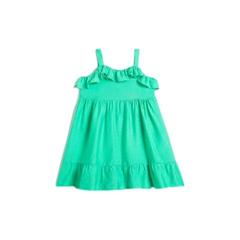 Koton Baybgirl's Green Ruffle Dress for Toddlers Cover