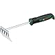 Bosch Garden Handwerkzeug Handrechen (zum Jäten und Entfernen von Gartenabfall, robust, Edelstahl, Softgrip Handgriff, ergonomisch)