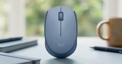 Image of Logitech M171 Wireless Mouse for PC, Mac, Laptop, 2.4 GHz with USB Mini Receiver, Optical Tracking, 12-Months Battery Life, Ambidextrous - Grey