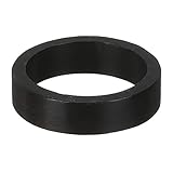 Tipo de artículo: anillo Vintage Jewelry Anillo de dedo de ébano retro de moda Sandalwood Ebony Anillo de madera natural Sándalo de sangre (estilo A-17.5mm)