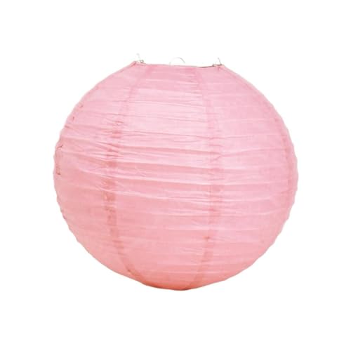 Image of WP WANNA PARTY Baby Hot Pink Paper Lanterns, Hanging Lanterns for Summer Barbecue Birthdays Holidays Picnic Party Supplies