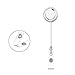 Staples Retractable Name Badge Holders, Translucent, 25/Pack