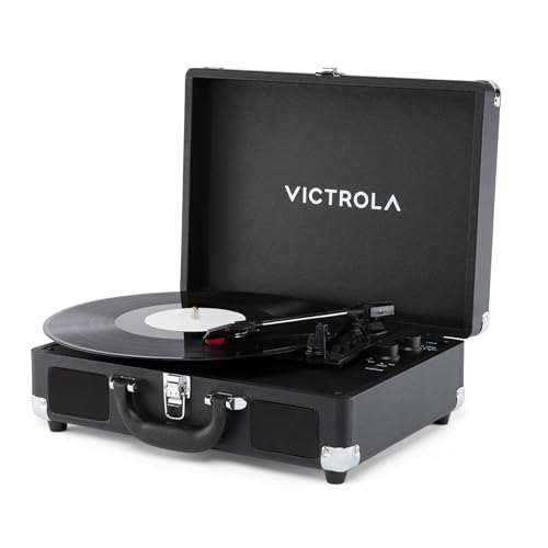 Victrola Journey II (2025 Model) – Bluetooth Suitcase Record Player – Built-in Stereo Speakers...