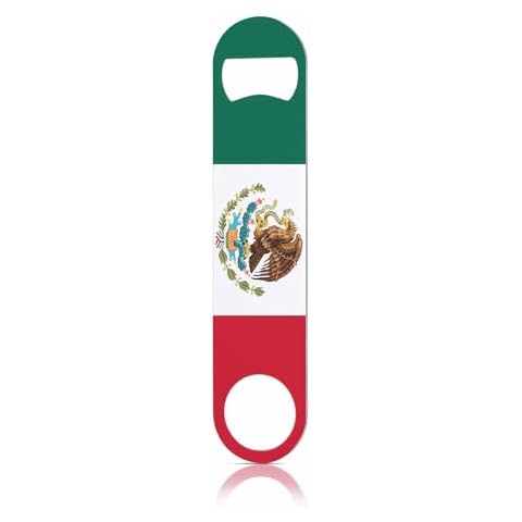 TASDANA Mexican Flag Stainless Steel Bottle Opener Cover