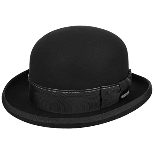 Stetson Classic Uni Fur Felt Bowler Hat Men Black 6 7/8