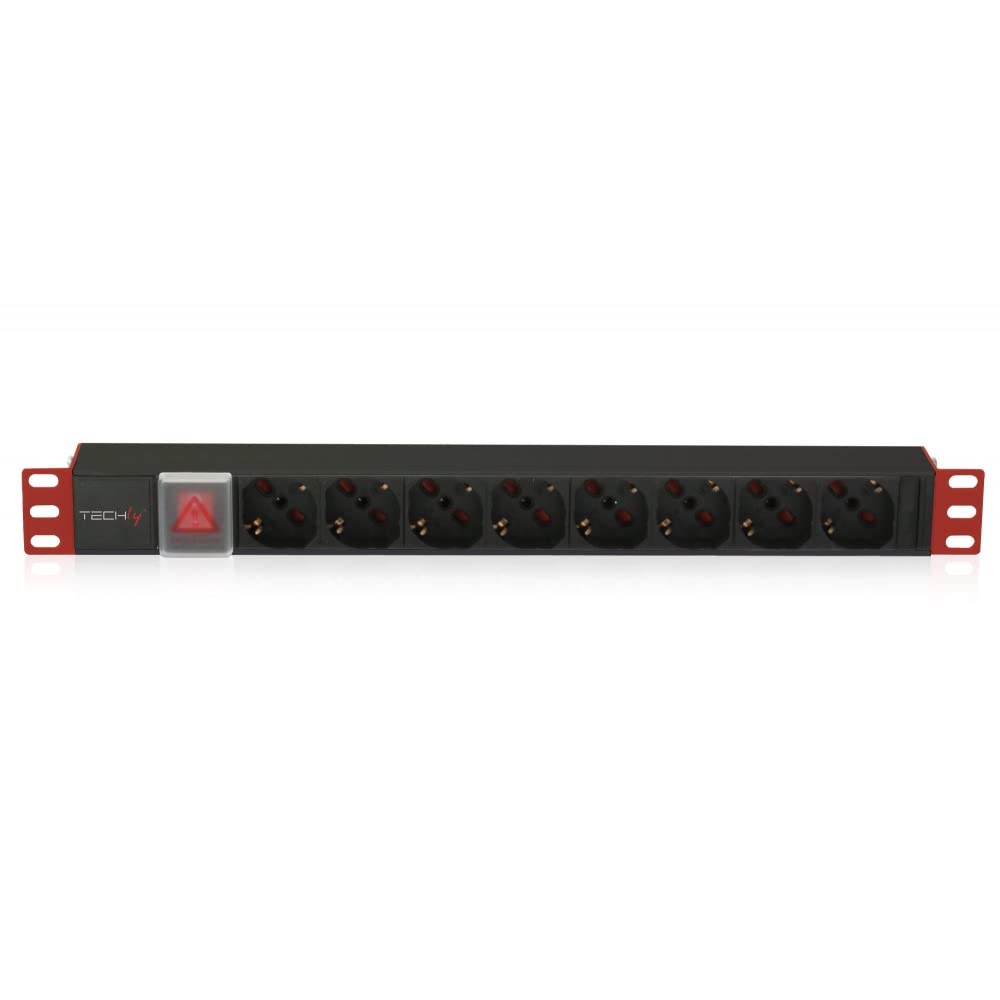 Techly Professional 107609 Armadietto Professionale per Ricarica di 14 Notebook, Tablet e Smartphone Nero