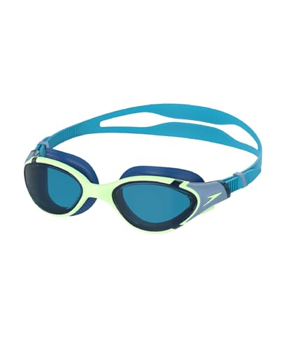 Image of Speedo Unisex Adult Biofuse 2.0 Polarised Tint-Lens Swim Goggles - Black & Green