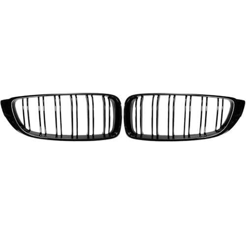 Grille de phare antibrouillard noire brillante de remplacement pour rénover la calandre BMW