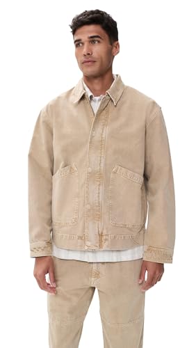 rag & bone Men's Canvas Hudson Jacket, Antitaupe, S at Amazon