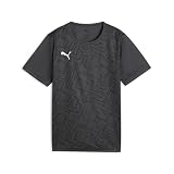 PUMA Jungen Individualrise Graphic Jersey Jr Hemd, Asphalt-puma Black, 140 EU